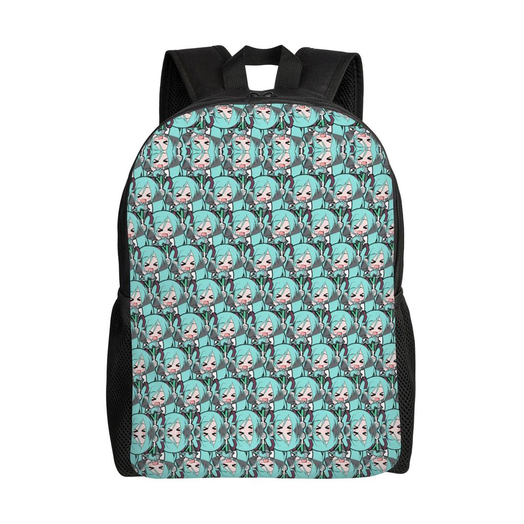 Hatsunes Anime Mikus Travel Backpack Men Women School Computer Bookbag Virtual Singer College Student Daypack Bags