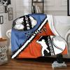 Baseballthemed Blankets Home Customize Your Name Blankets Comfortable Soft Lightweight Allseason Multipurpose Blanket Picnic Sofa Office Bed Living