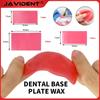 Dental Model Red Wax Sheets Casting Aid Wax Patterns for Dental Prosthetics Technicians Student-Specific Carving Consumables