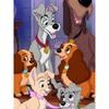 Disney Cartoon Diamond Painting Lady and The Tramp  Warm Family 5D DIY Art Cross Stitch Kit Mosaic Embroidery Home Decor Gift