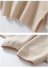 Autumn/Winter 2025 Women's V-neck Loose Cashmere Sweater - Thick Knit Lazy Style Pullover