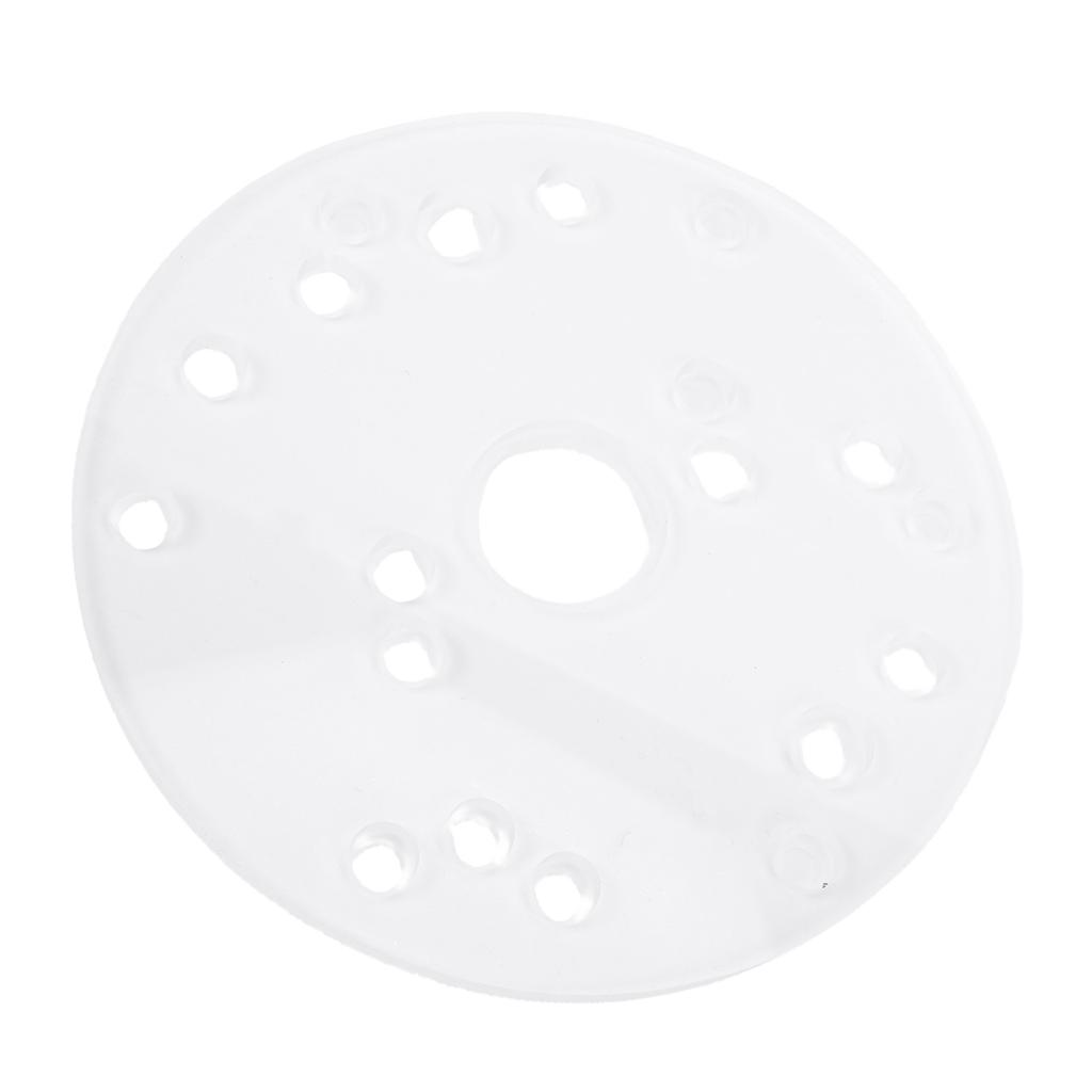 Router Base Plate 6 1 2in Diameter 5 16in Thickness Clear Acrylic Universal Router Base Board for Woodworking