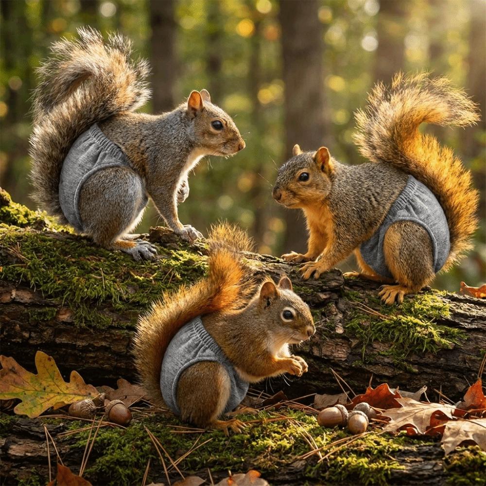 Adjustable Pet Training Pants Breathable Squirrel Underwear For Guinea Pigs, Squirrels