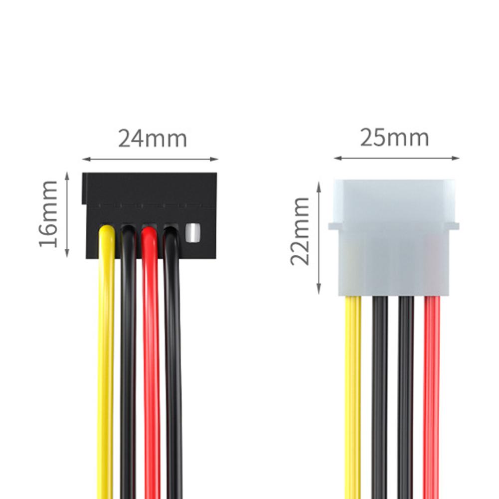 4 Pin IDE Molex to 15Pin Sata Power Adapter SATA 3.5/2.5inch 1 to 5 SATA Hard Drive Power Supply Splitter Connector Cable for PC