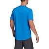 Adidas T Shirts Men's Blue Crew Neck Moderate Straight Fit HF7158