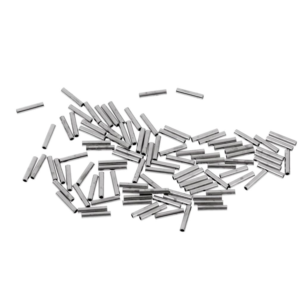 200pcs Crimping Loop Sleeve Various Sizes From 1.0mm - 2.0mm 1.4x8mm