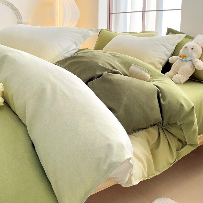 Bed Sheet Bedding Four-piece Set Thickened Brushed Quilt Cover Bed Dormitory Bedding Quilt Cover