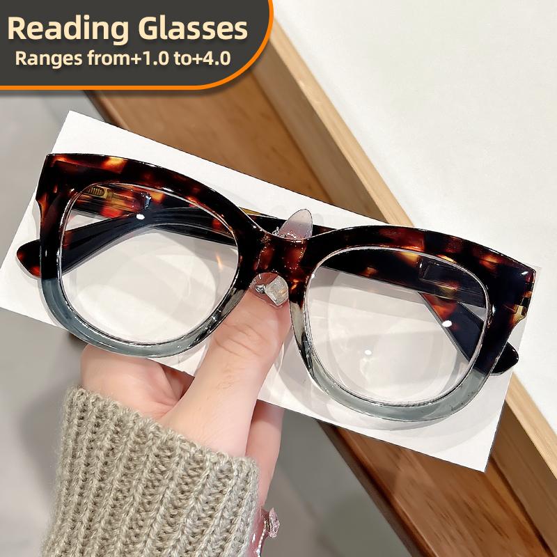 The New Teopard Print Gradient Round Reading Glasses Are Trendy and Fashionable Reading Glasses For Women