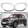 Chrome Headlight Trim Ring Bezel 51139801573 51139801574 for BMW MINI R60 R61 2011-2016 Headlight Electroplating Trim Strip