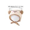 Cartoon Bear Baby Hat Autumn Winter Warm Cotton Infant Ear Protection Cap Solid Color Windproof Toddler Beanies Hat Bonnet