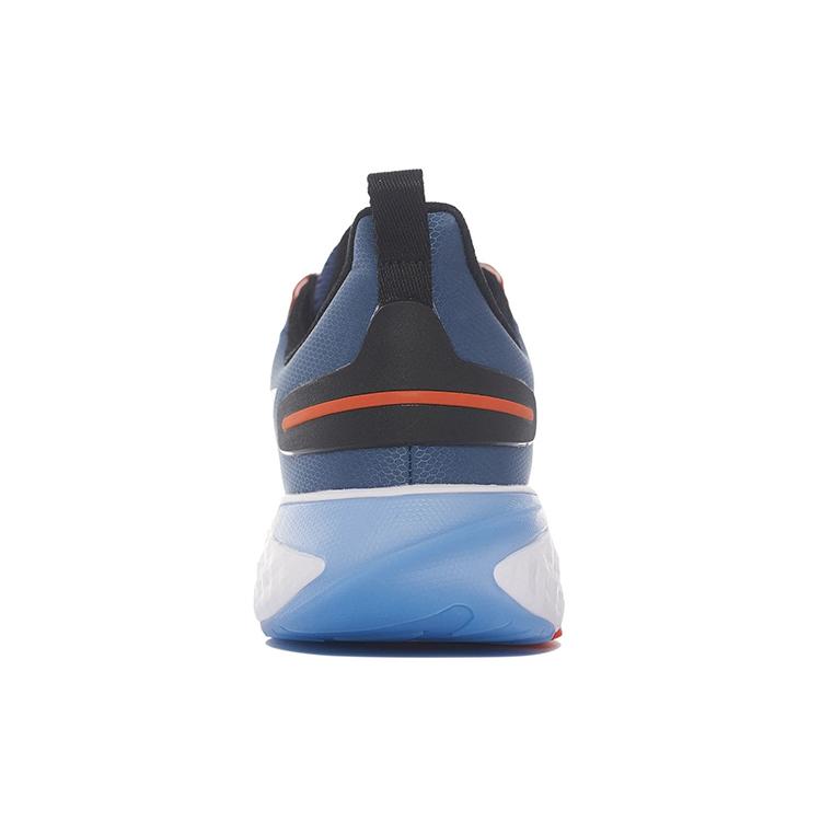 New LiNing Low Top Running Shoes Men's Gray Blue Black ARSS093-1