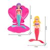 Mermaid Shell Water Play Toys - Sinking & Rotating for Kids