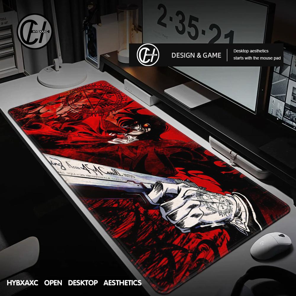 Anime Hellsing Alucard Mousepad Pad Gamer Carpet Computer Mouse Pad Anime Gaming mouse pad High Quality Game Mouse pad gift csgo