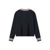 Fila Heritage Fashion Simple Casual Versatile Comfortable Retro College Style Loose Long Sleeve Sweater Women Sweater F11W548419FNV
