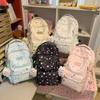 Schoolbag Korean version of small fresh schoolbag Japanese princess versatile cute casual printed backpack junior high school class backpack