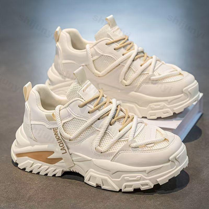 Fashion Men Casual Sports Shoes 2025 Summer Anti-slippery Mesh Breathable Outdoor Running Shoes Student Fashion Male Sneakers Zapatillas