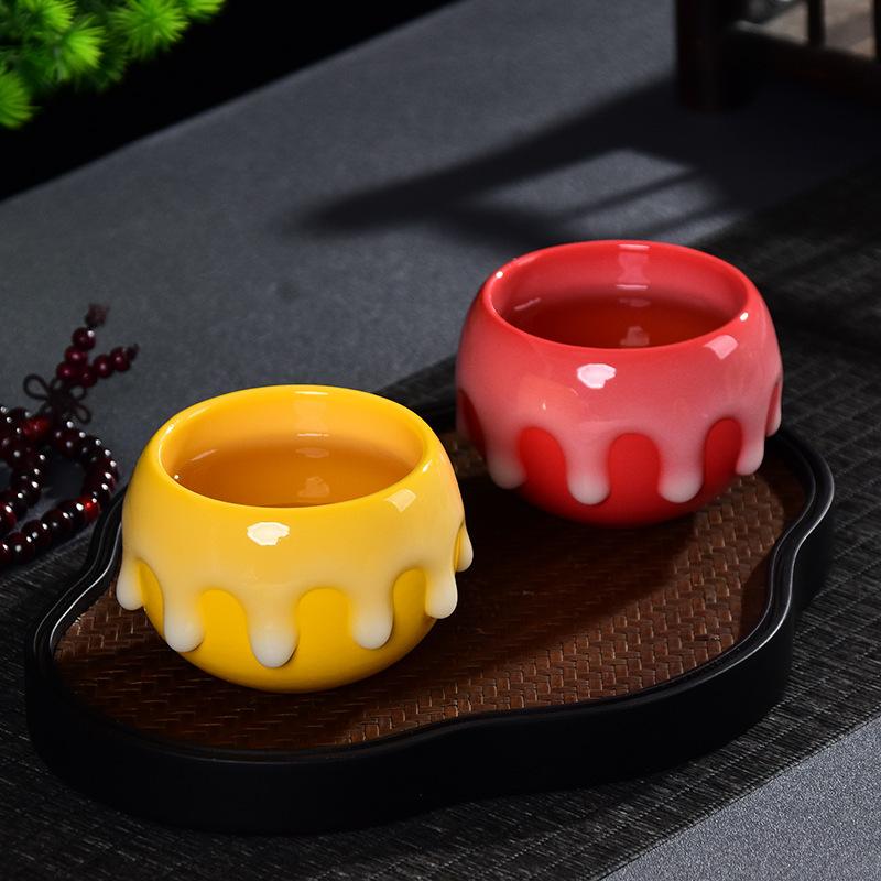 Yangzhi Jade Rich Oil Master Home Use Large Tasting Kung Fu Set Single Gift Tea Drinking Cup