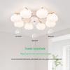 2025 Modern Minimalist Head-Shaking Fan Light for Living Room