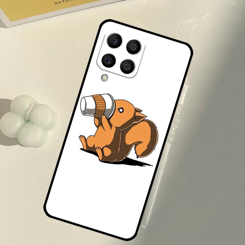 Cartoon Animal Squirrel For Samsung Galaxy M16 M06 M12 M55 M15 M35 M14 M34 M54 M11 M21 M31 M13 M33 M53 M32 M52 Case