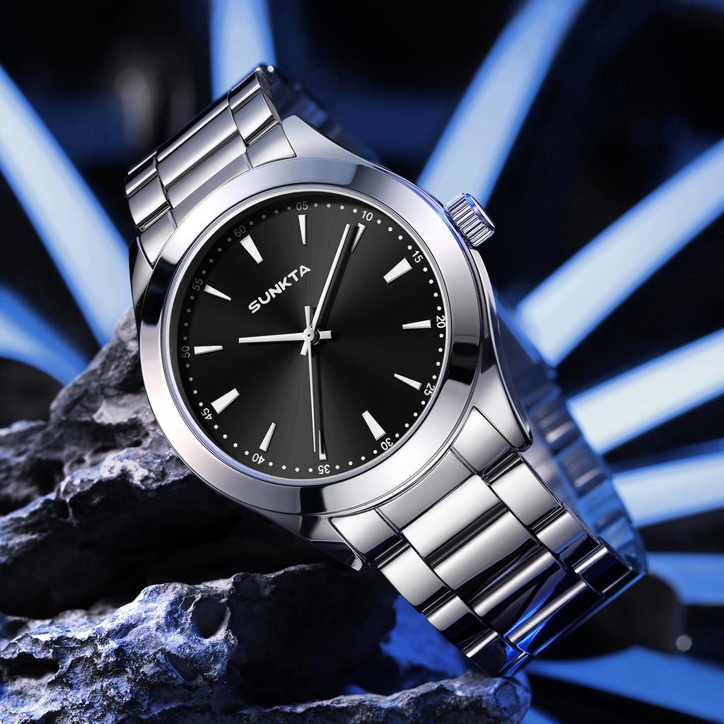SUNKTA Top Luxury Watches Women LIGE Fashion Quartz Wristwatches 30M Waterproof Steel Strap Casual Ladies Watch Gifts Reloj