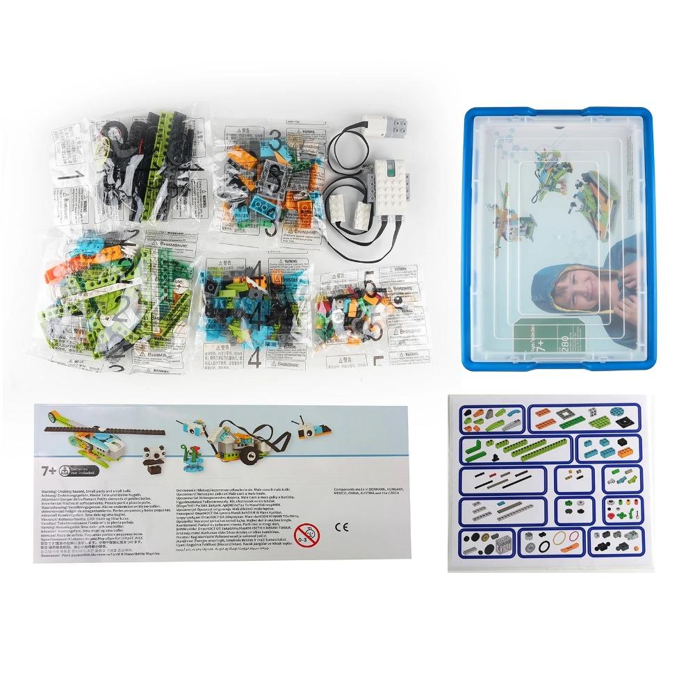 280Pcs Robotics Building Blocks Set - STEM Educational Construction Toy with Organizer Box & Manual Bricks Kids Gift