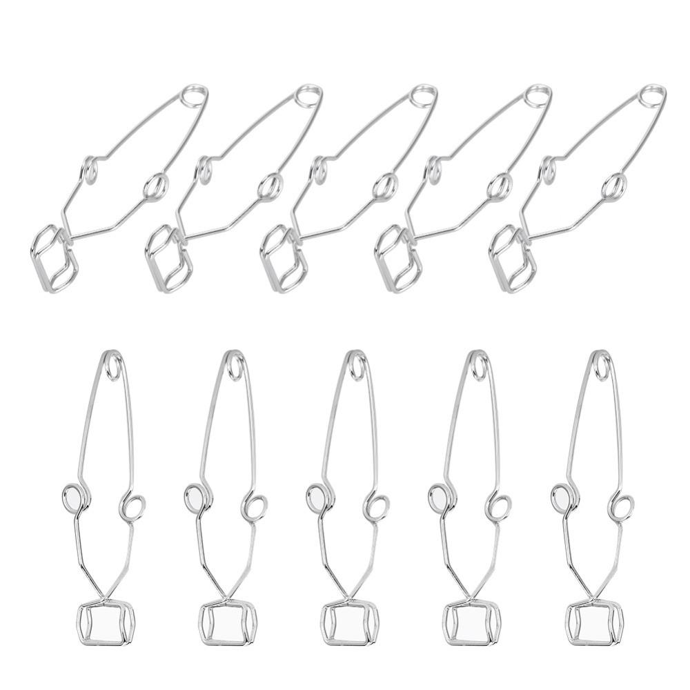 10Pcs Large Size Test Tube Clamp Lightweight Centrifuge Tube Clamp Chemical Testing Work