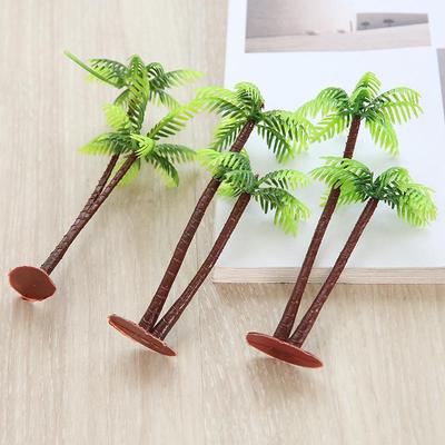 Mini-Kokospalmen-Requisiten für Kuchendekorationen, Sandtische und Aquarien-Zubehör