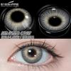 Eyeshare 1 Pair of Stylish Color Contact Lenses Bright Blue Soft Lenses Green Contact Lenses Annual Brown Glasses Lenses Gray Beauty Contact Lenses