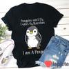 Funny Penguins Cant Fly Cute Cartoon Penguin T Shirt Casual For Lovers Teacher School Vintage Streetwear Stylish