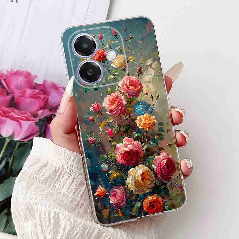 For Oppo A3 4G CPH2669 Funda Popular Painted Soft Silicone Phone Case For Oppo A3X A3 X 5G CPH2681 Back Cover Casing