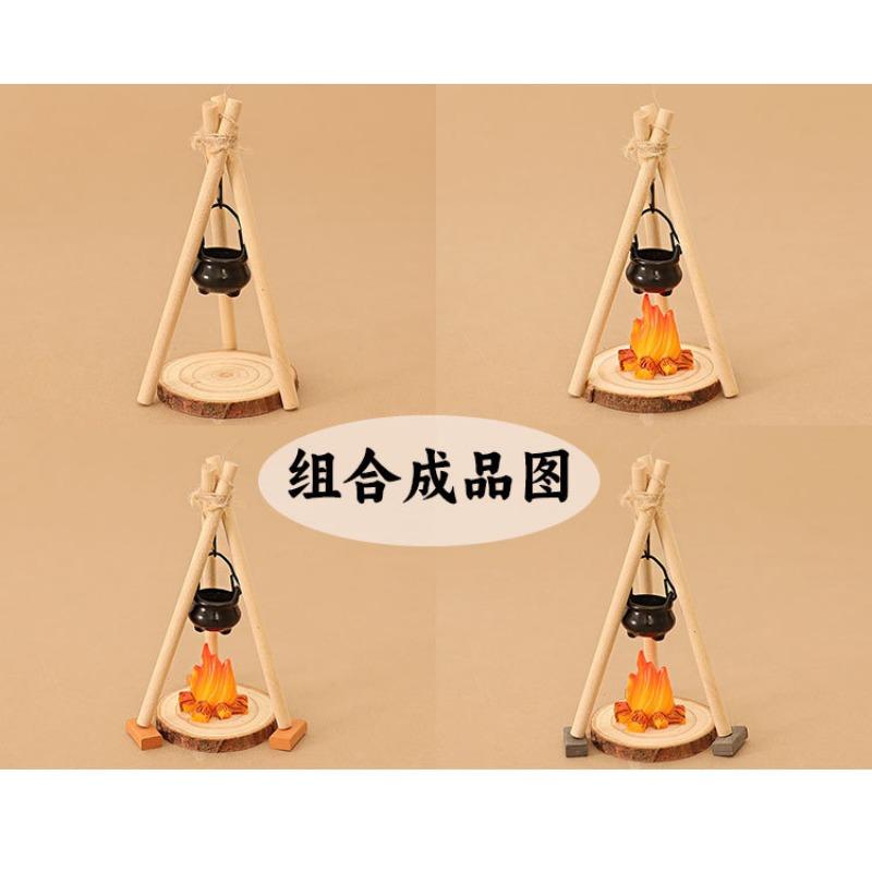 Doll House Simulation Mini Match Miniature Ceiling Furnace Model Ornaments Outdoor Scene Diy Handmade Decoration Accessories