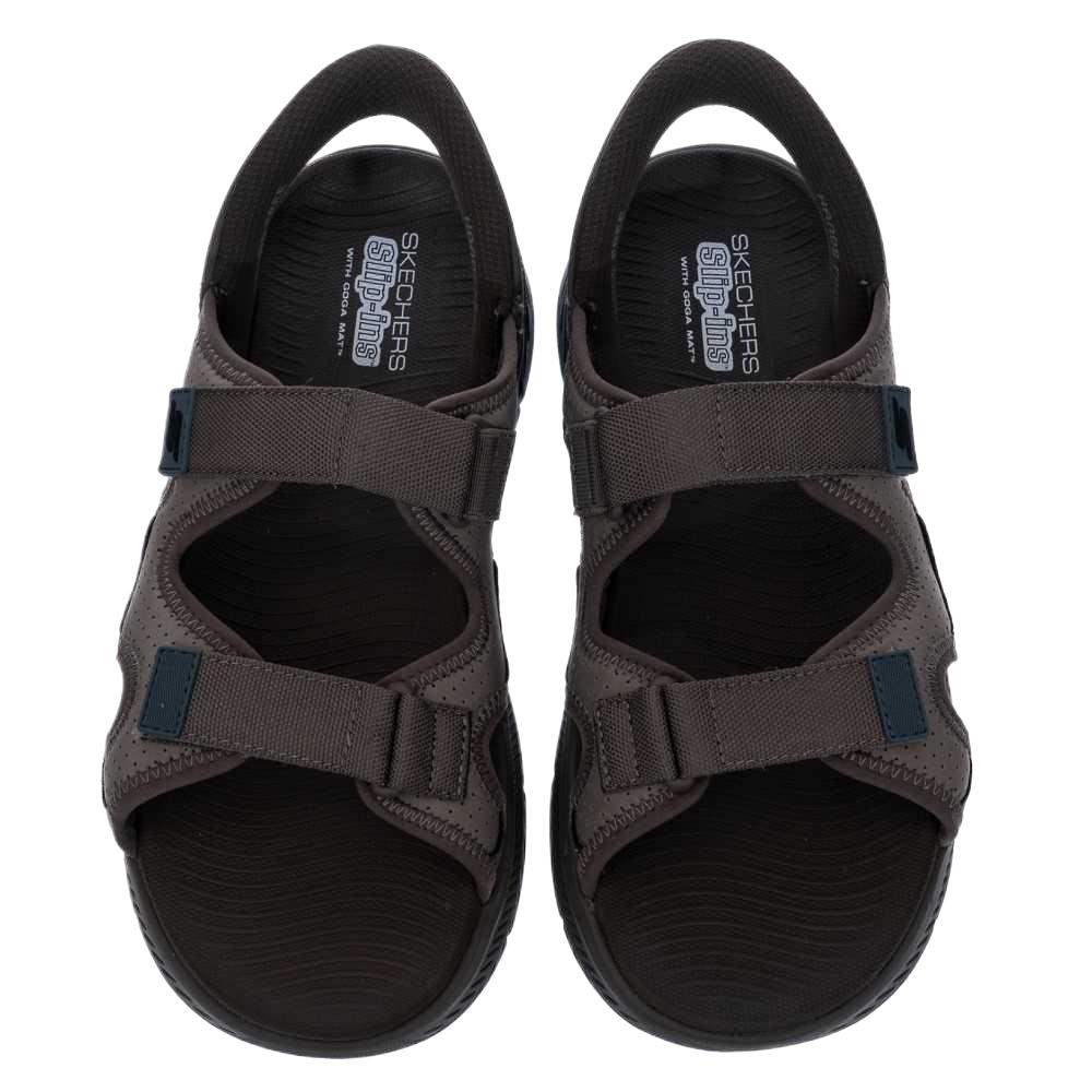 Skechers Max Ammortizzazione Premier 2.0 Sandalo Moda Comodo Ciabatte Uomo Sandali Marrone 229217DKTP