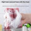 5Pcs/10Pcs Kitchen Stain Removal Sponge Clean Cotton Dishwashing Sponge Wipes Bathroom Cleaning Utensils High Density Sponge