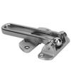 Stainless Steel Security Guard Door Safety Lock Latch for Home Hotel (Matte Black)