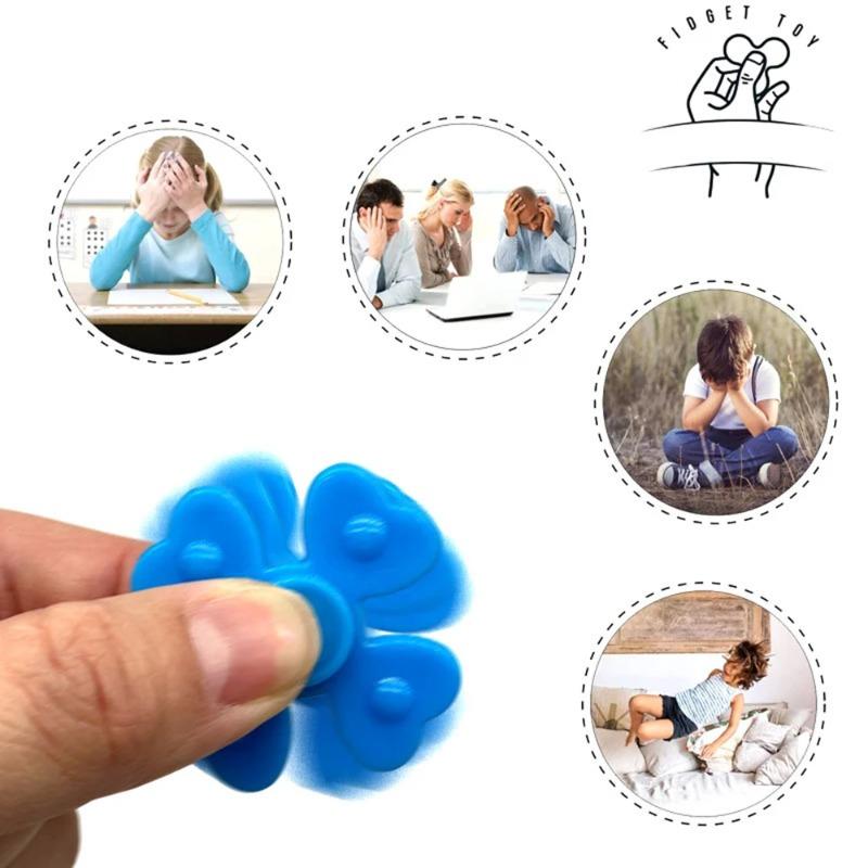 Toys 10pcs 4cm Fingertip Gyroscope Children's Party Gifts Kindergarten Stress Relieving Fun Mini Fingertip Gyroscope Gift