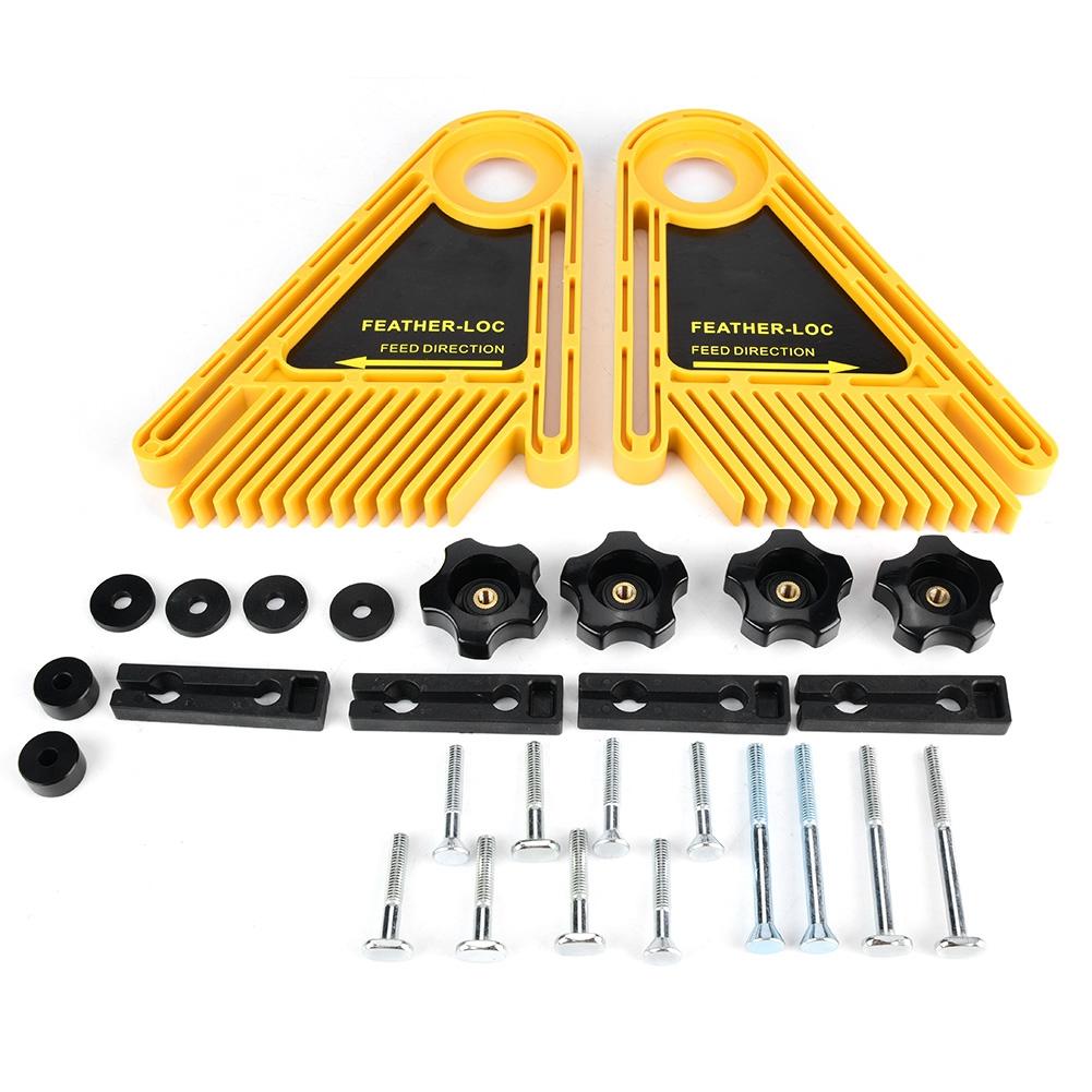 

Пластиковая двойная перьевая накладка для фрезерного станка, настольной пилы, деревообрабатывающих принадлежностей