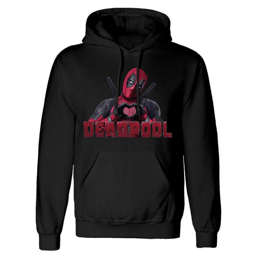 Deadpool Unisex Adult Heart U Hoodie