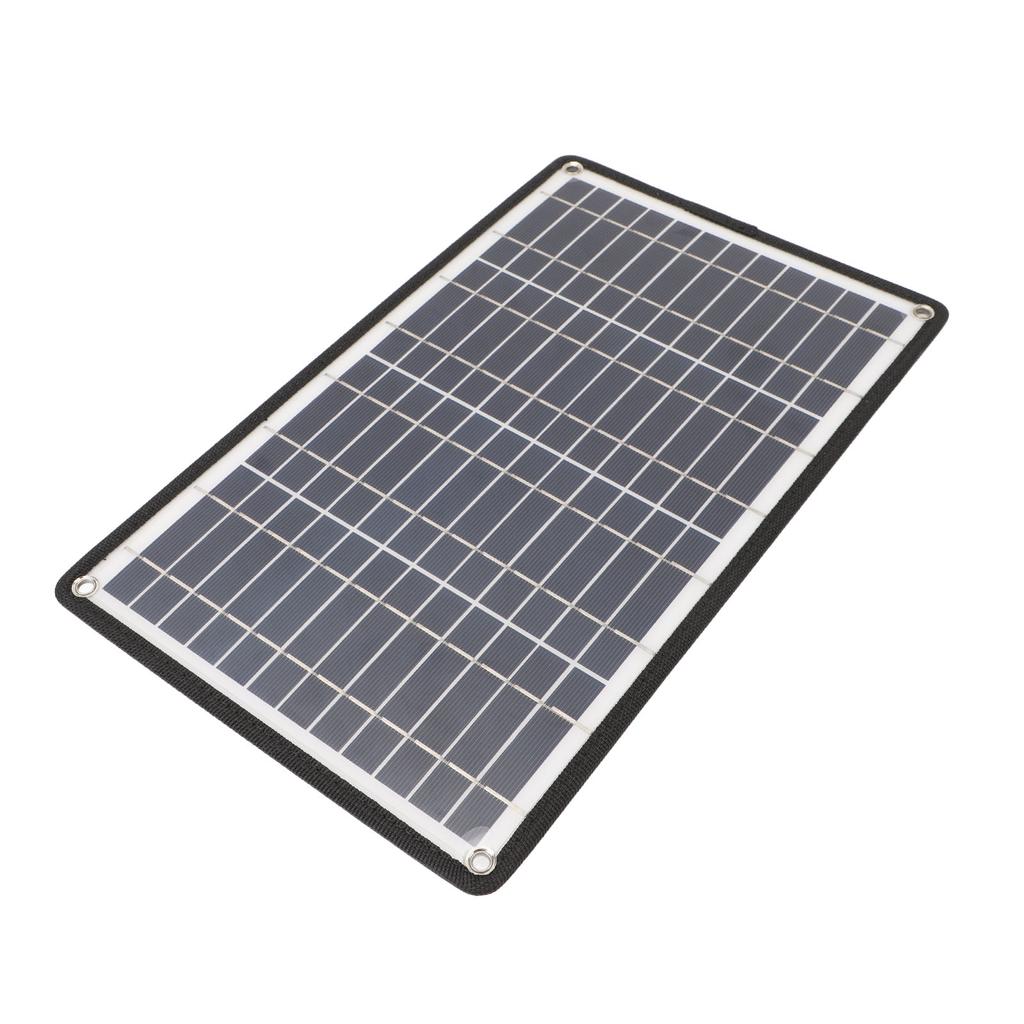 12W 5V Tragbares Solarpanel Effizientes Dual-USB-Solarpanel-Ladegerät für Mobiltelefon Notlicht Solarpumpe