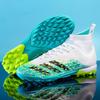 Scarpe da Calcio High-Top per Ragazzi e Ragazze Ag Chiodi Lunghi Tf Chiodi Spezzati Scarpe da Allenamento per Competizione