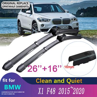 Car Wiper Blades for BMW X1 F48 2015~ Front Windscreen Windscreen Wipers Car Accessories Goods 2016 2017 2018