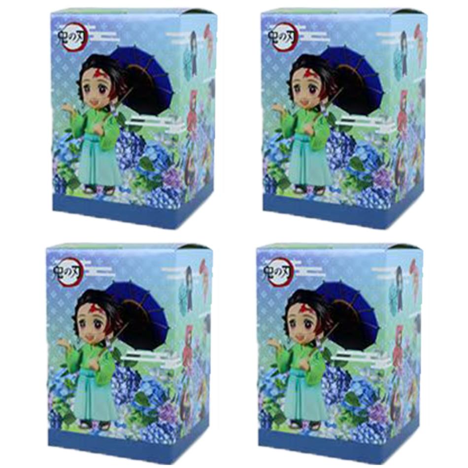 Anime Figurka Demon Slayer Figurky Kimetsu No Yaiba Panenka Tanjiro Nezuko Zenitsu Figurka Inosuke Bojovník Akční Figurka Model Hračky