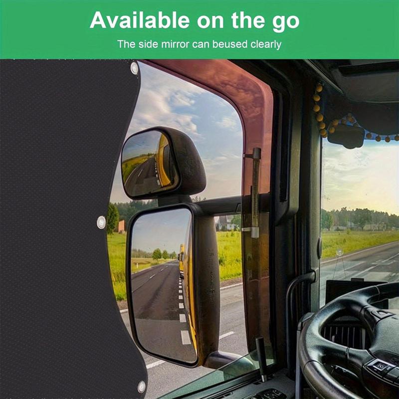 Halbfenster-Sonnenschutz Seitenscheiben-Sonnenschutz Schützender LKW-Sonnenschutz Blockiert Sonne Hitze Blendschutz Schutzabdeckung für UV-Schutz