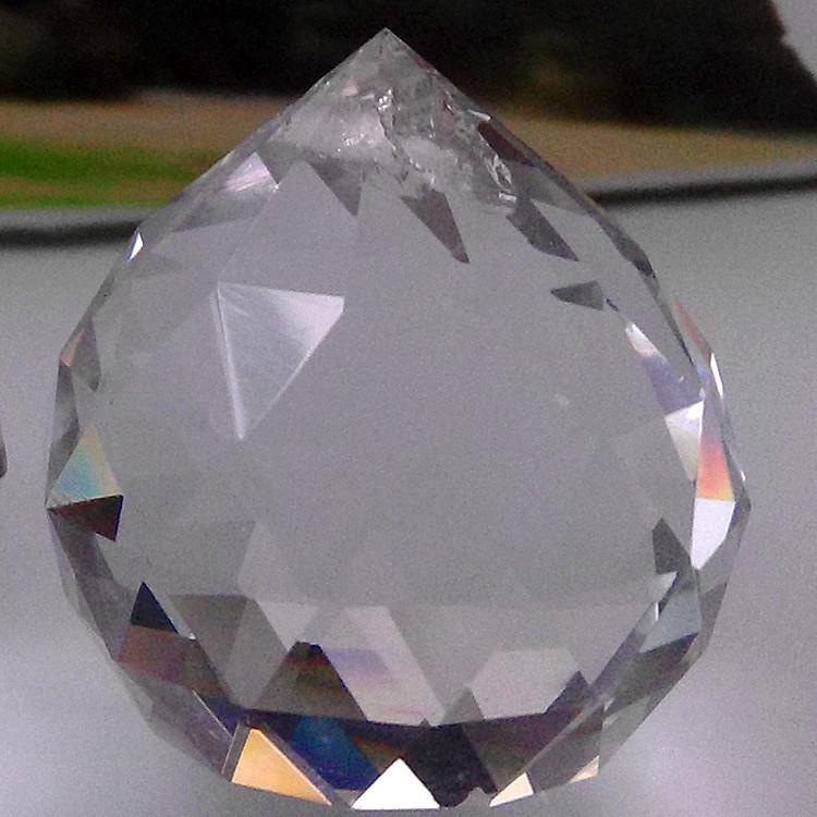 Crystal Lamp Ornament Ball for Table - 20, 30, 40mm Beaded Curtain Pendant, Wedding Hanging Decoration