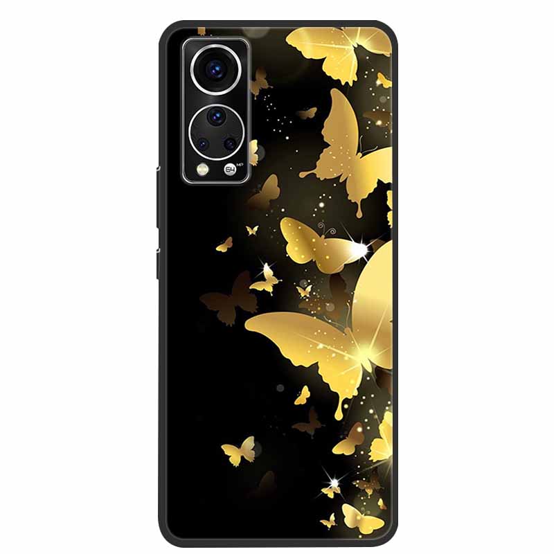 Für ZTE Axon 30 Handyhülle Cover Cooler Wolf Löwe Tiger Schwarzes Silikon Weiche Hülle Für ZTE Axon 30 Rückabdeckung Hülle Axon30 5G Hülle