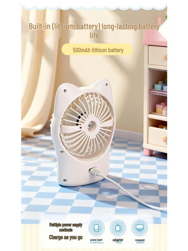 USB Cartoon Animal Desktop Fan with High-Wind Power, CE ROHS 3C Certified for Southeast Asia