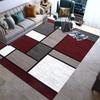 Stylish Geometric lines Washable Modern 3D Printing Carpet Mat for Living Room Bedroom Toilets Home Decoration Rugs