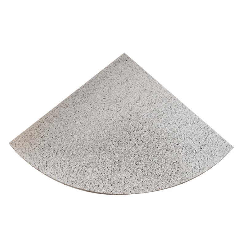 Bogenförmige PVC-Coil-Duschmatte, rutschfeste Matte für das Badezimmer, weich, hautfreundlich, atmungsaktiv mit Abfluss, angenehmes Gefühl