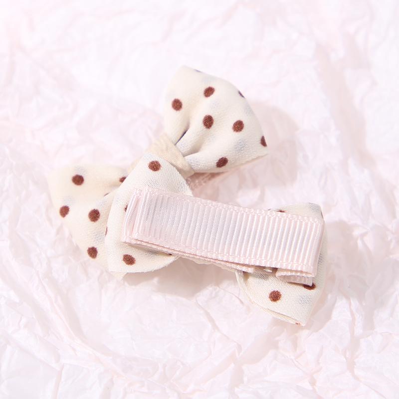 10 ks Bowknot Baby Girl Vlásenka Kvetinová kockovaná Bodka Detské sponky do vlasov Pokrývky hlavy Roztomilé mini detské barretky Doplnky do vláskov pre bábätká