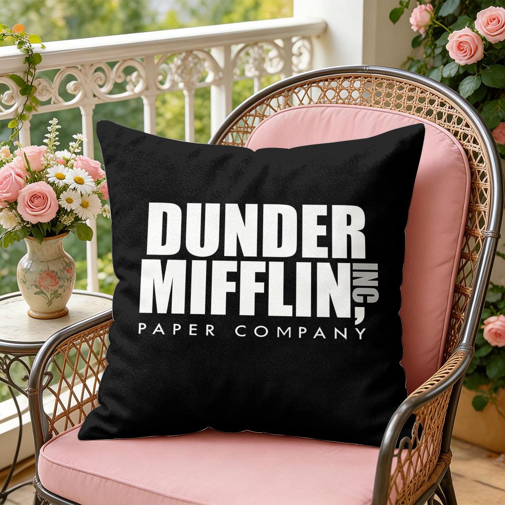 Funny TThe OOffice Cushion Cover Soft Plush Throw Pillow Cover DoubleSided Decorative Cushion Case Sofa Bedroom Home Decor