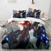 New Print League of Heroes Bedding Set Printed Bed Set With Pillowcase Bed Duvet Cover Soft Single Double Queen Super King Size